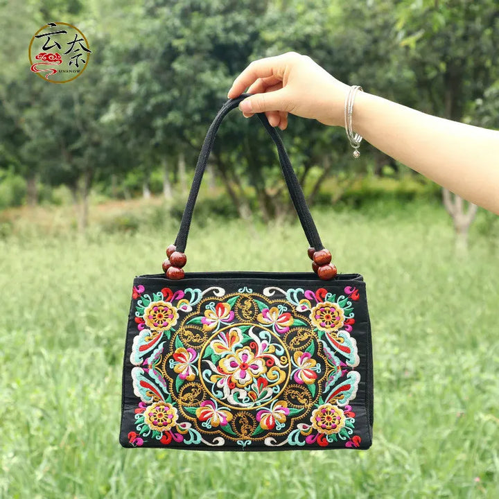 Harriet | Floral Garden Embroidered Bag