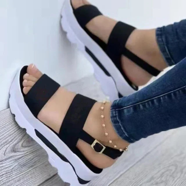 Dores | Platform Double Strap Sandals