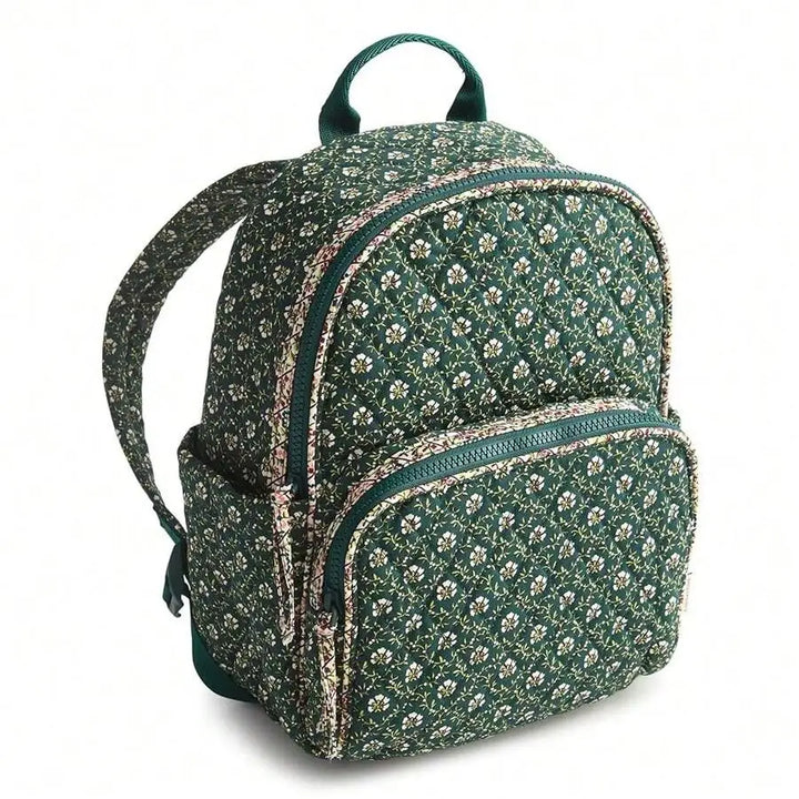 Whitby | Lattice Print Quilted Backpack