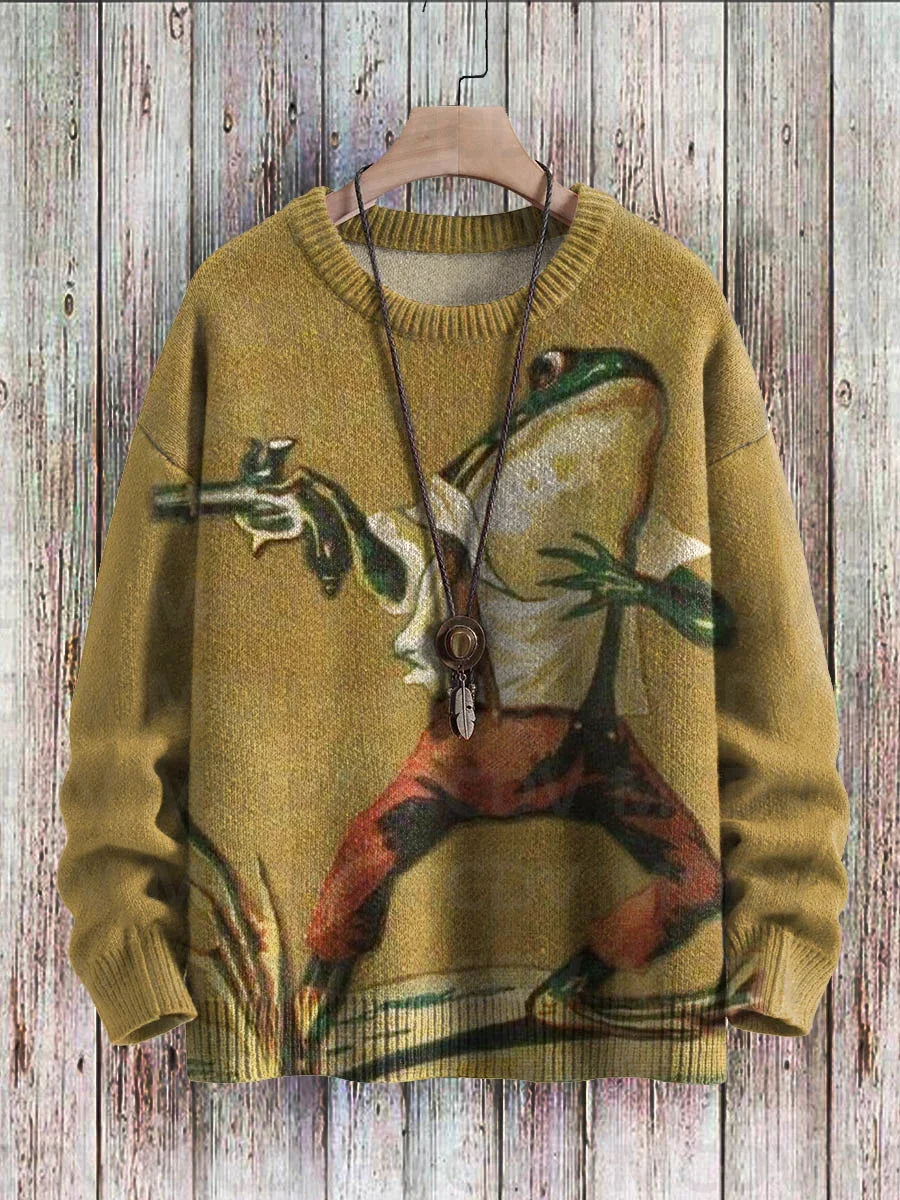 Vixen | Cute Fox Art Knit Pullover