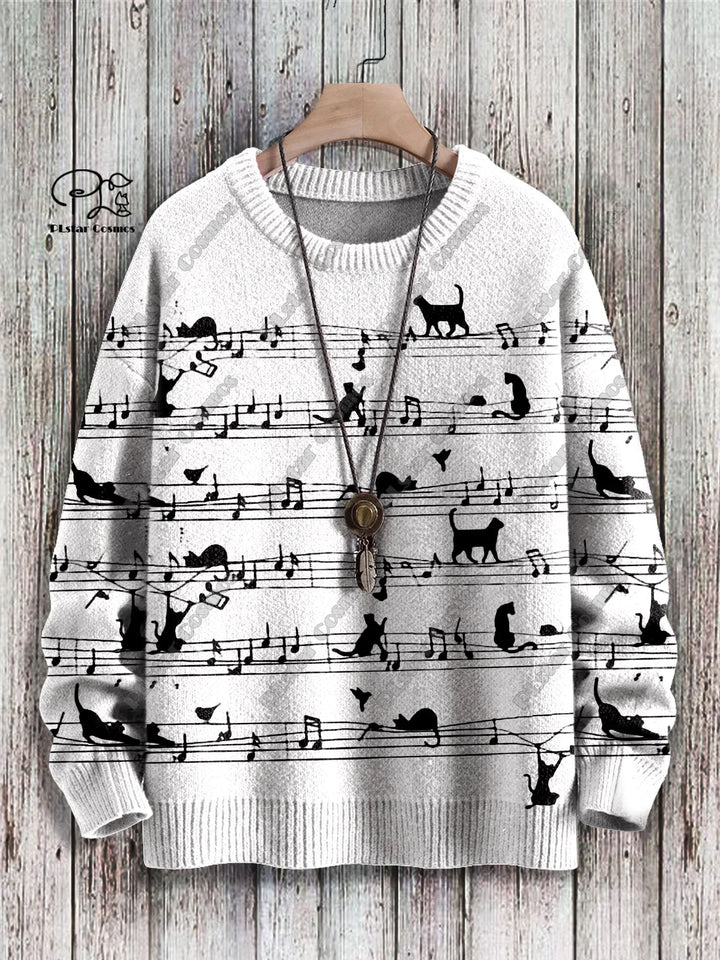 Luna | Cute Cat 3D Print Pullover