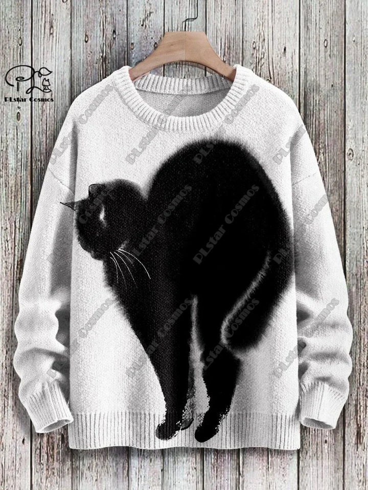 Stella | Funny Cat 3D Print Pullover