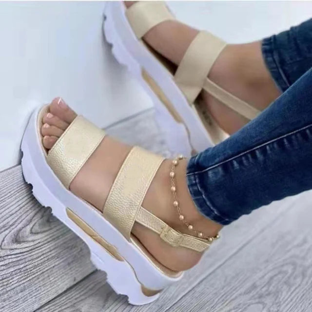 Dores | Platform Double Strap Sandals