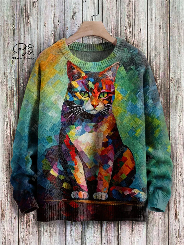 Safari | Cat Dog Cheetah Print Pullover