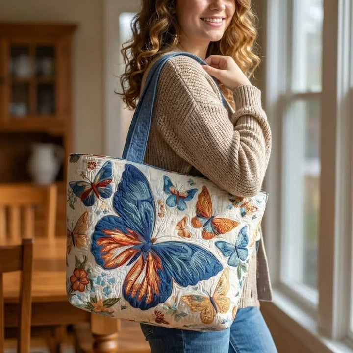 Ashira | Butterfly Patterns Quilted Tote