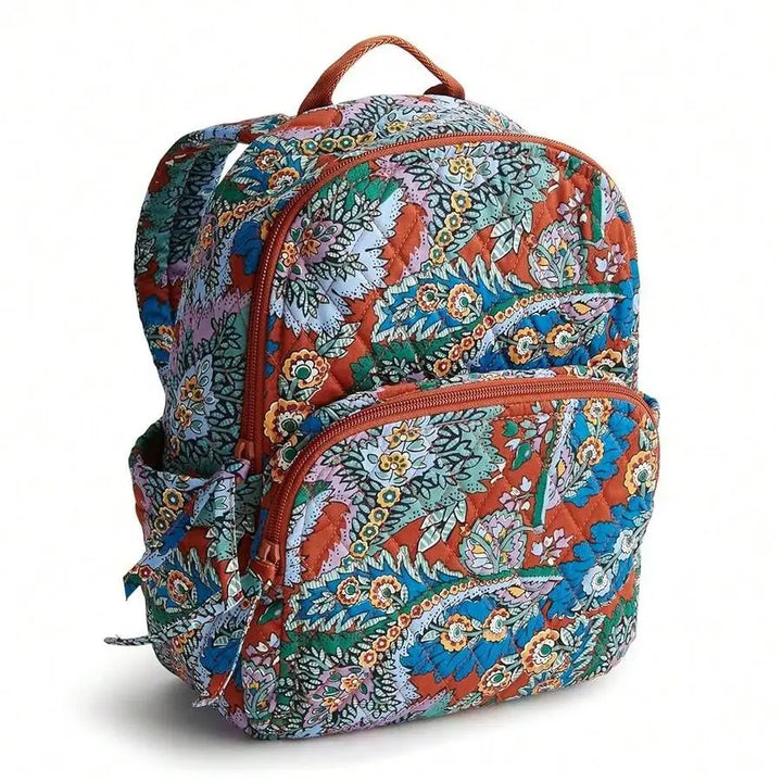 Pickering | Floral Feather Quilted Backpack