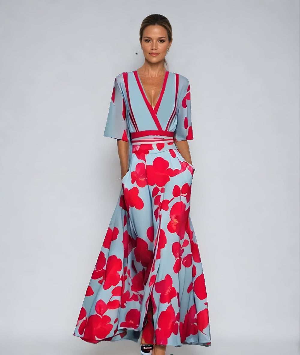 Flora | Floral Wrap Dress