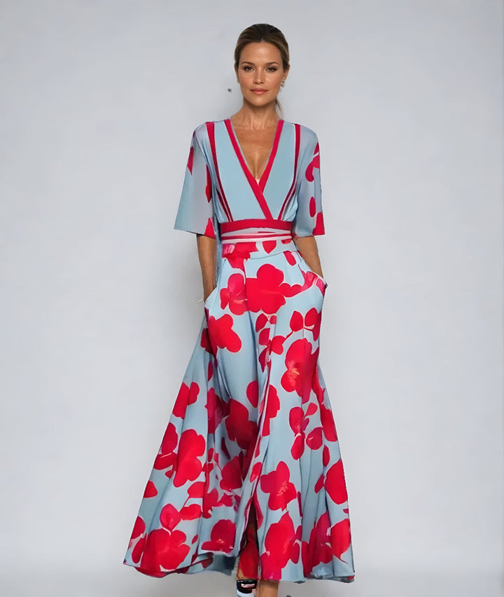 Flora | Floral Wrap Dress