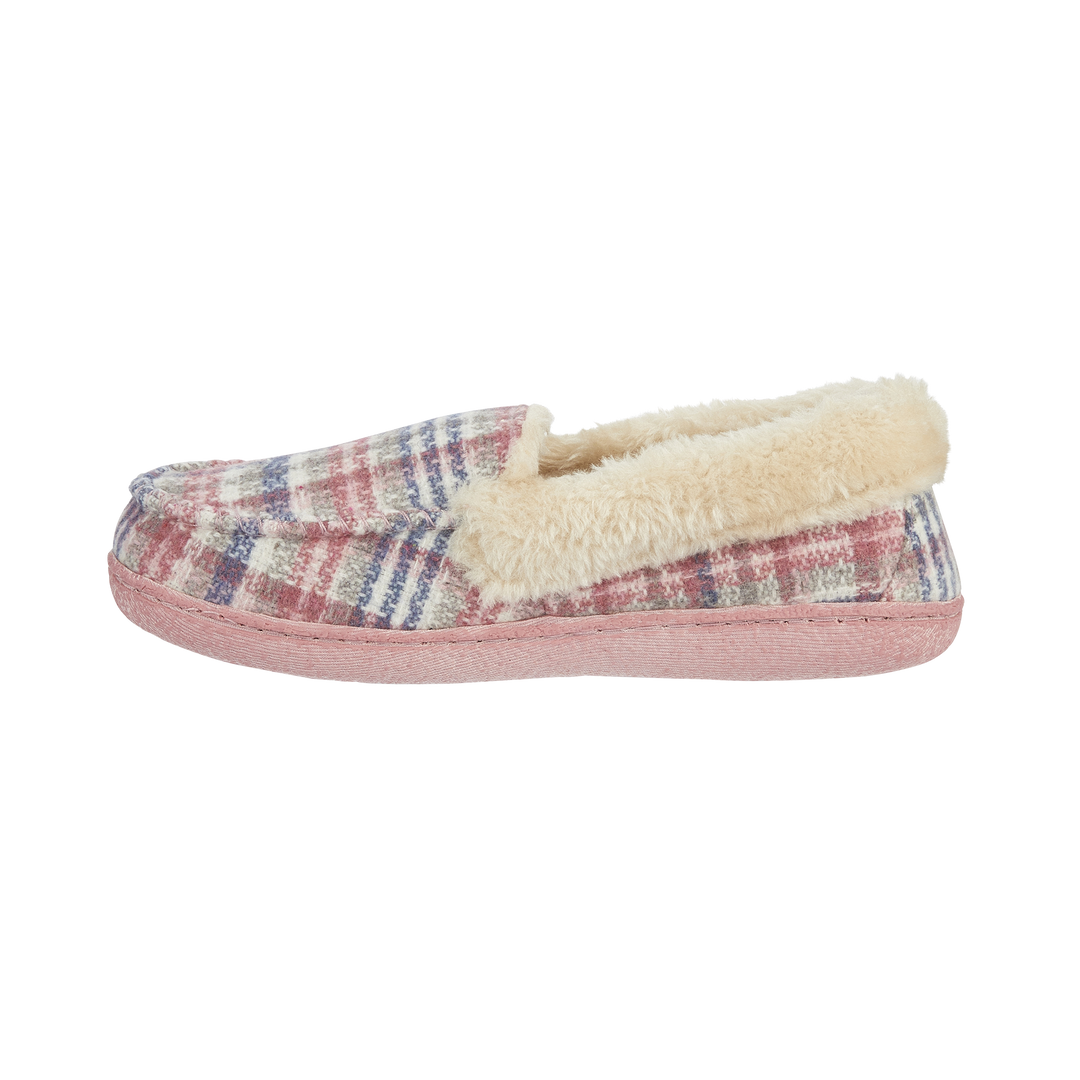 Adelaide | Tartan Moccasin Slippers