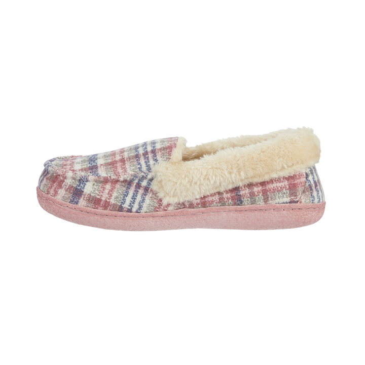 Adelaide | Tartan Moccasin Slippers