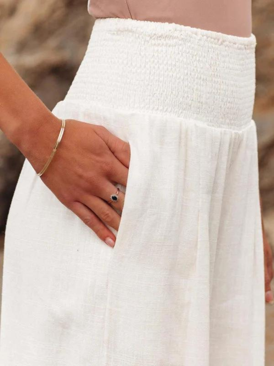 Ada | Flowing Beach Pants with Wide