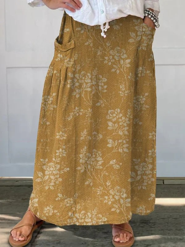 Princess | Vintage Garden Print Skirt