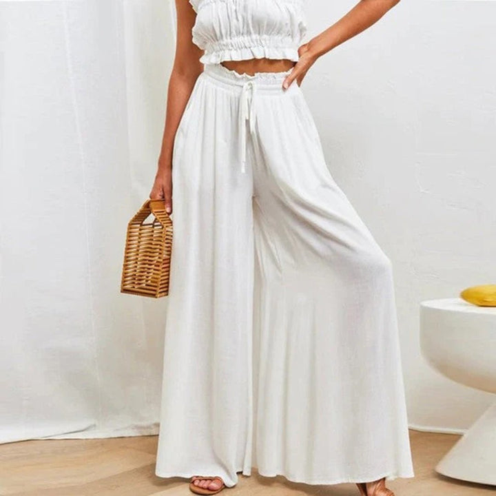Terra | High Waist Wide Leg Pants