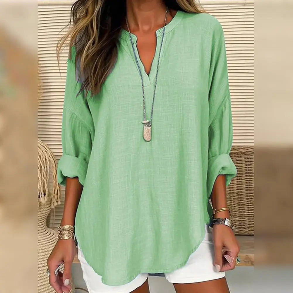 Penelope | Linen-look Blouse