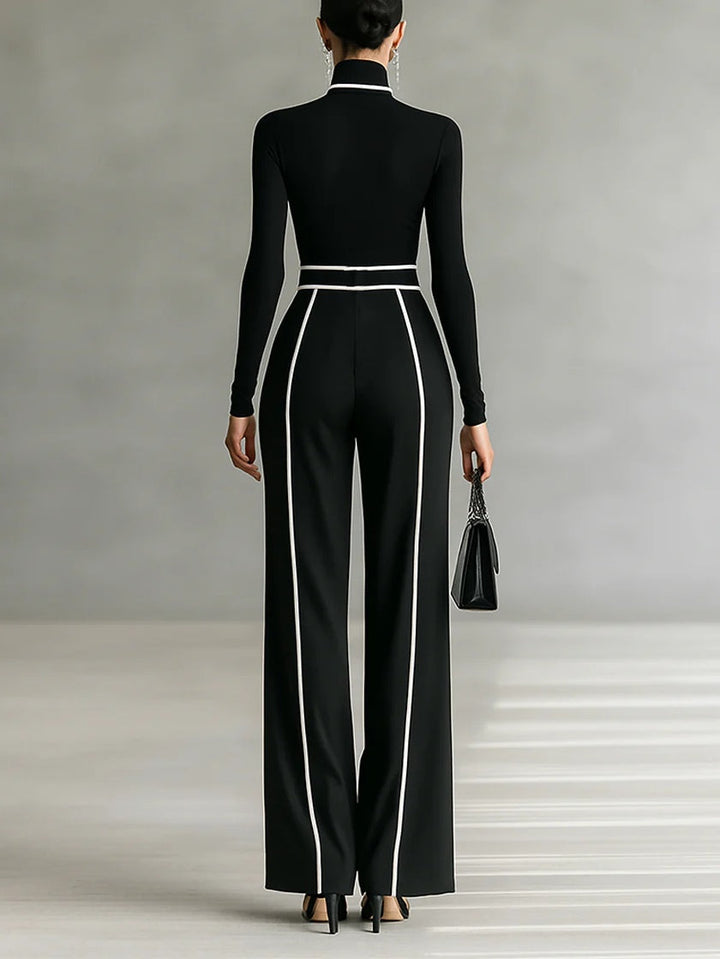 Solana | Long Sleeve Turtleneck Wide-Leg Set