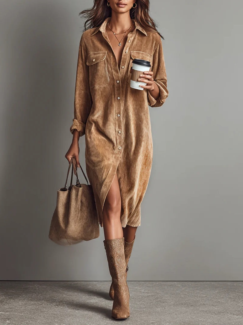Abby | Chic Flared Hem Dress