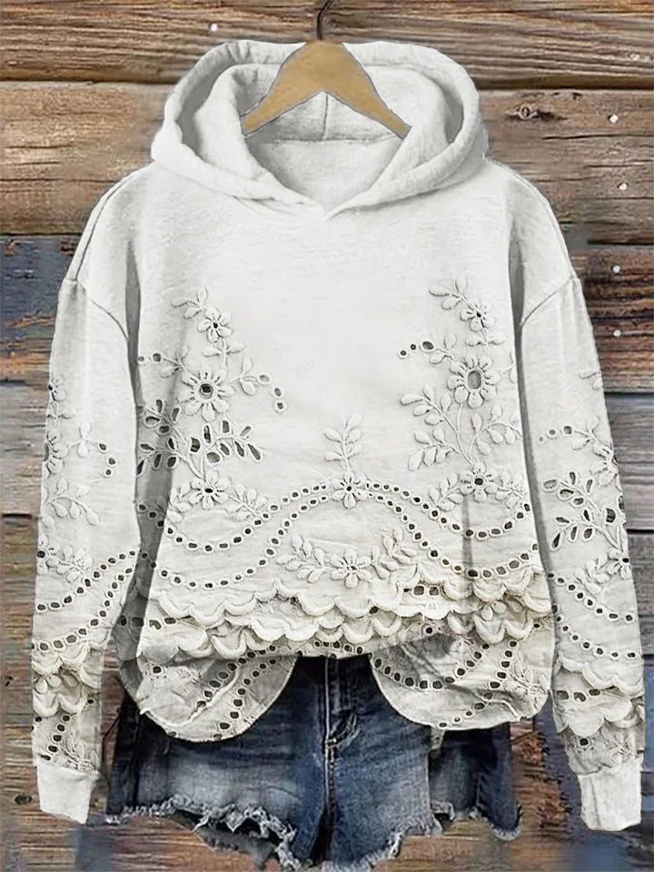 Saska | Chic Floral Hoodie