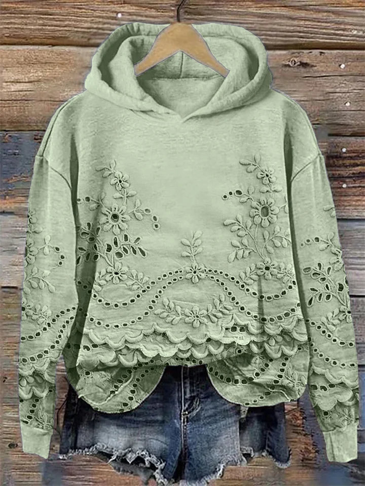 Saska | Chic Floral Hoodie