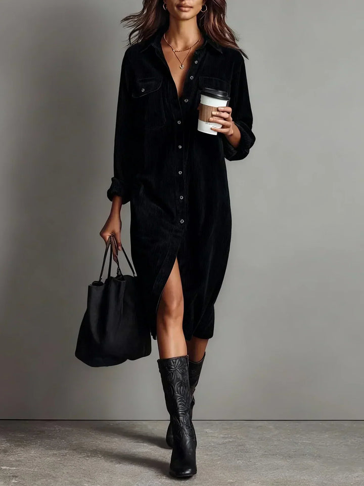Abby | Chic Flared Hem Dress
