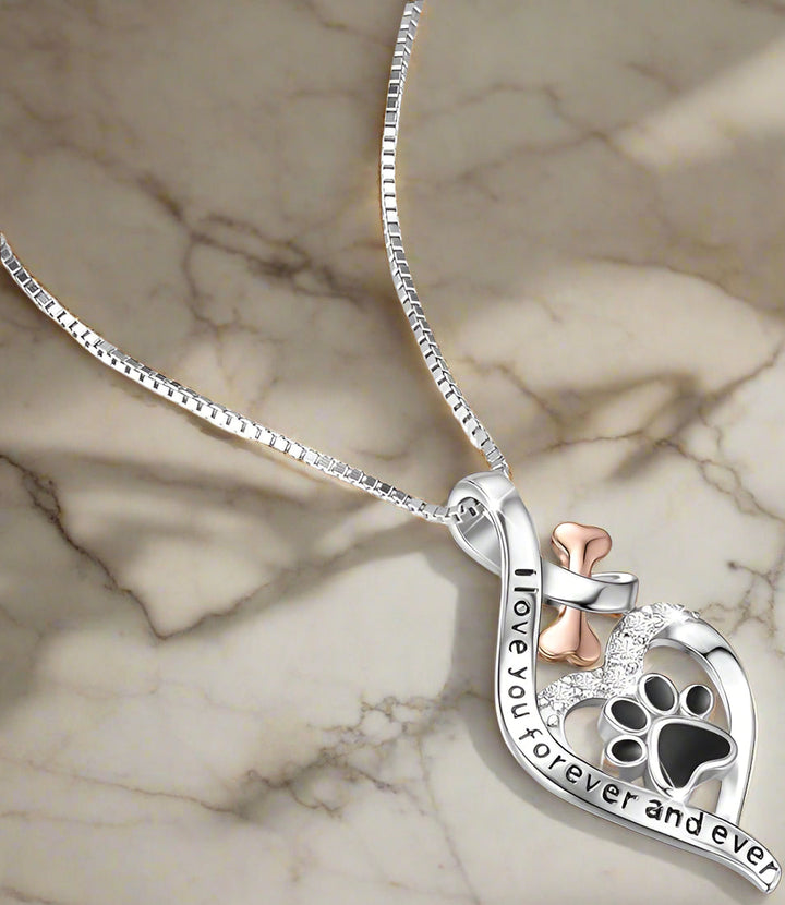 Elowen | Lucky Paw Shaped Pendant Necklace