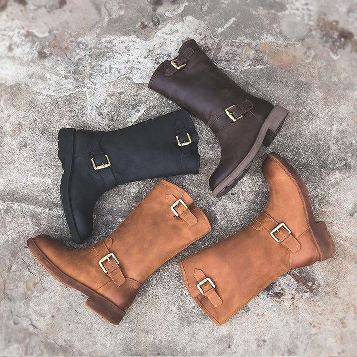Elise | Buckle Boots | Bold Style, Effortless Comfort