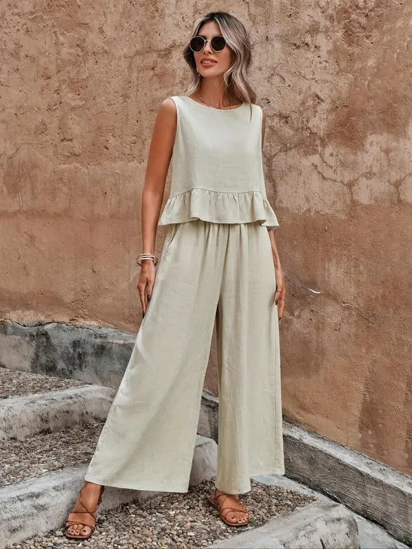 Dana | Sleeveless Co-ord Lounge Set