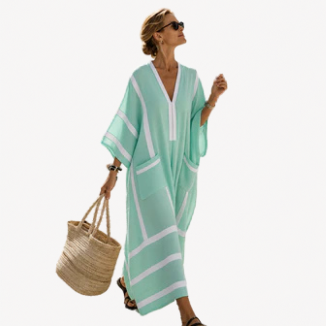 Indira | Vibrant Print Caftan
