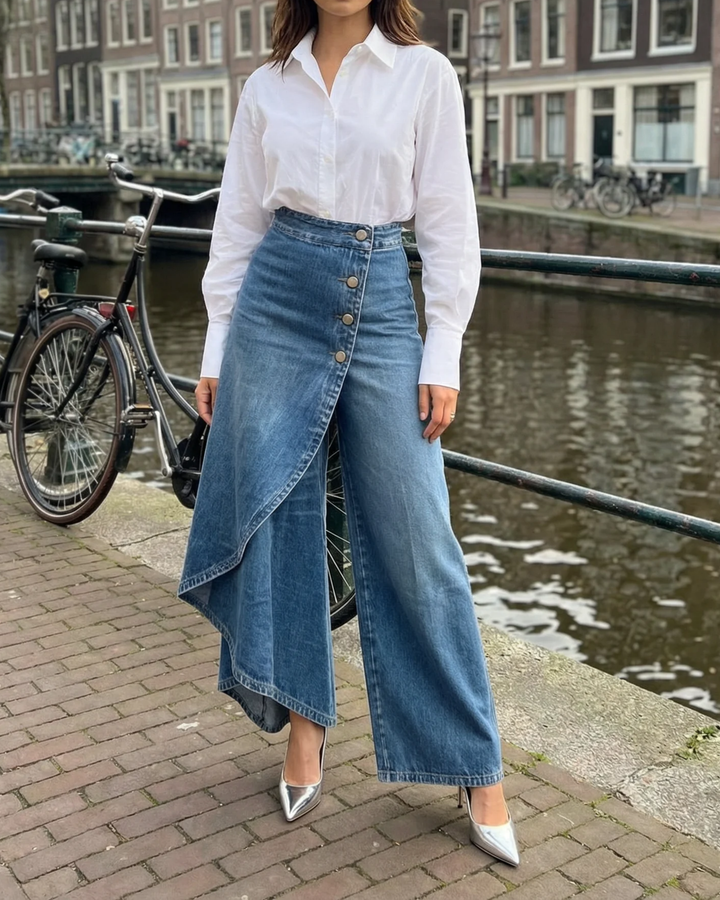 Celeste | High Waisted Wide Leg Wrap