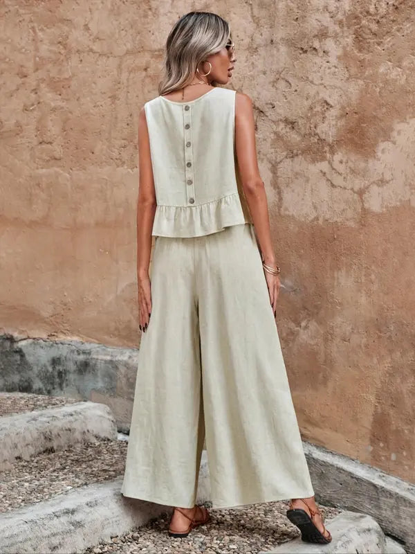 Dana | Sleeveless Co-ord Lounge Set