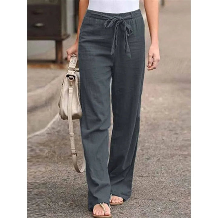 Clementina | Drawstring Wide Leg Pants