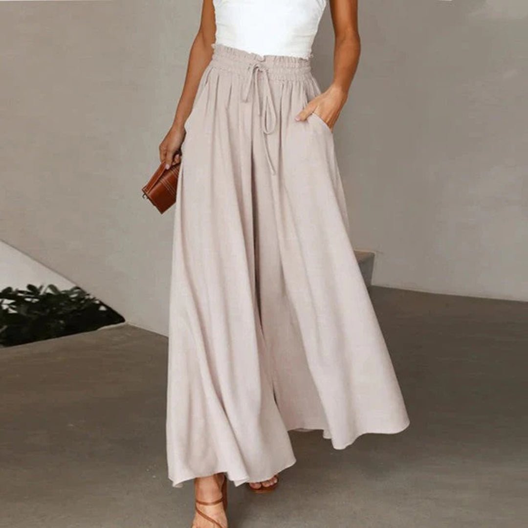 Clementine | High Waisted Wide Leg Palazzo