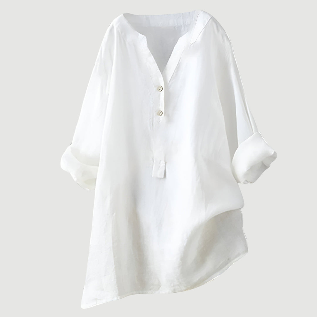 Lina | Women's Lightweight and Comfortable Linen Blouse
