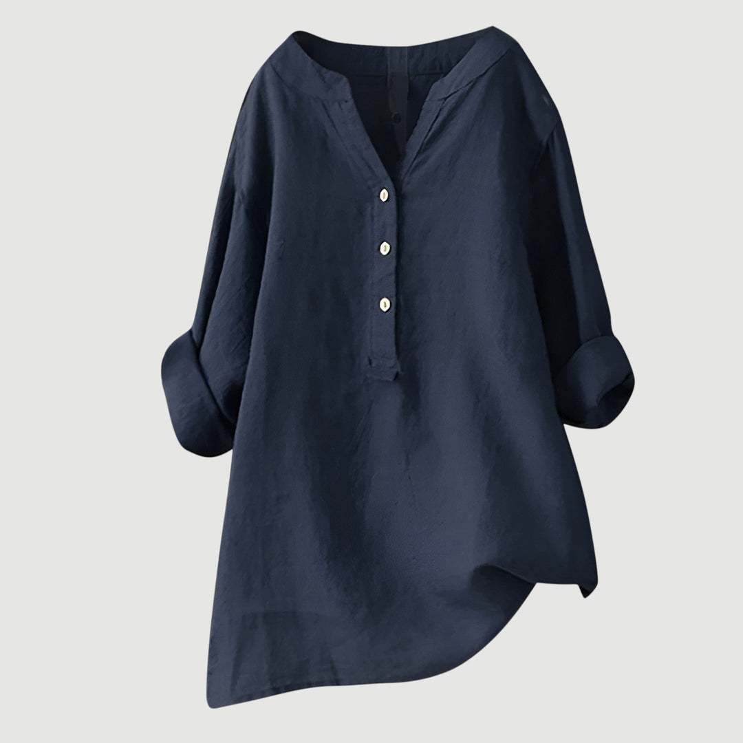 Lina | Women's Lightweight and Comfortable Linen Blouse