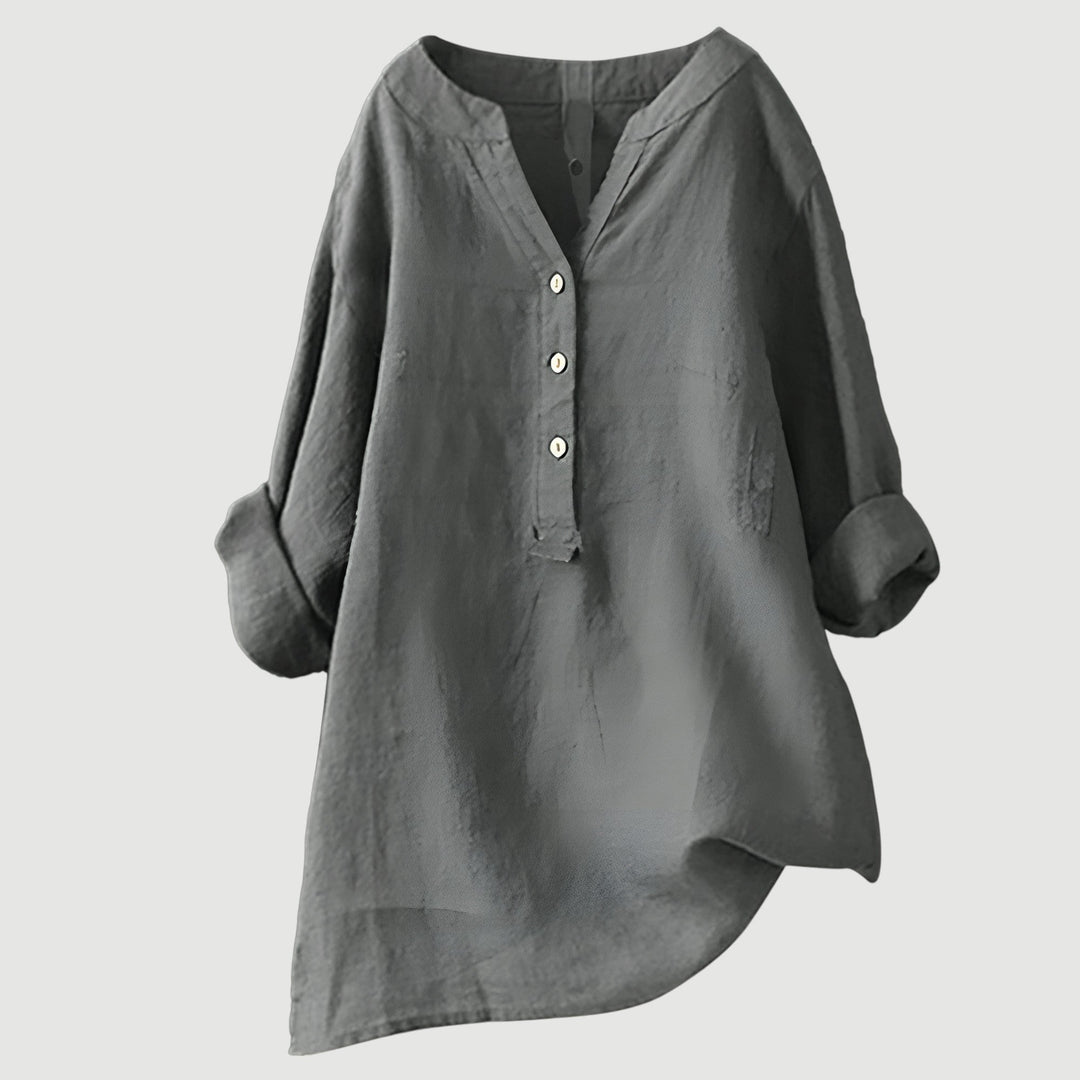 Lina | Women's Lightweight and Comfortable Linen Blouse