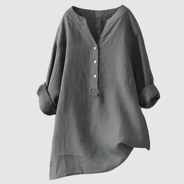 Lina | Women's Lightweight and Comfortable Linen Blouse