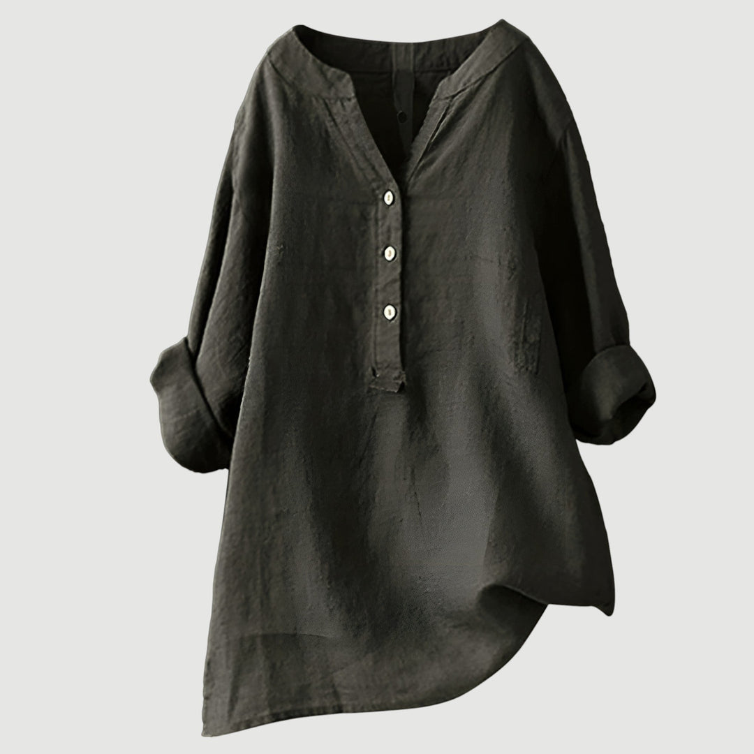 Lina | Women's Lightweight and Comfortable Linen Blouse