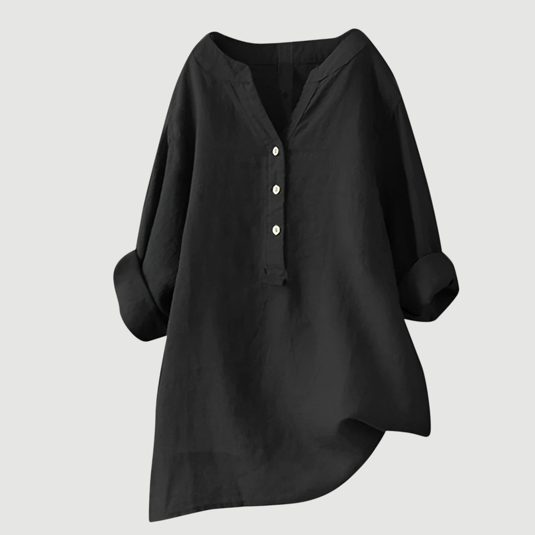 Lina | Women's Lightweight and Comfortable Linen Blouse
