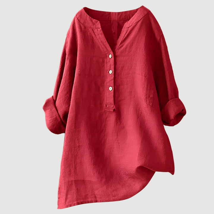 Lina | Women's Lightweight and Comfortable Linen Blouse
