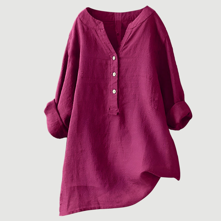 Lina | Women's Lightweight and Comfortable Linen Blouse