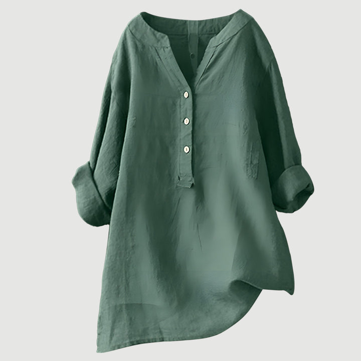 Lina | Women's Lightweight and Comfortable Linen Blouse