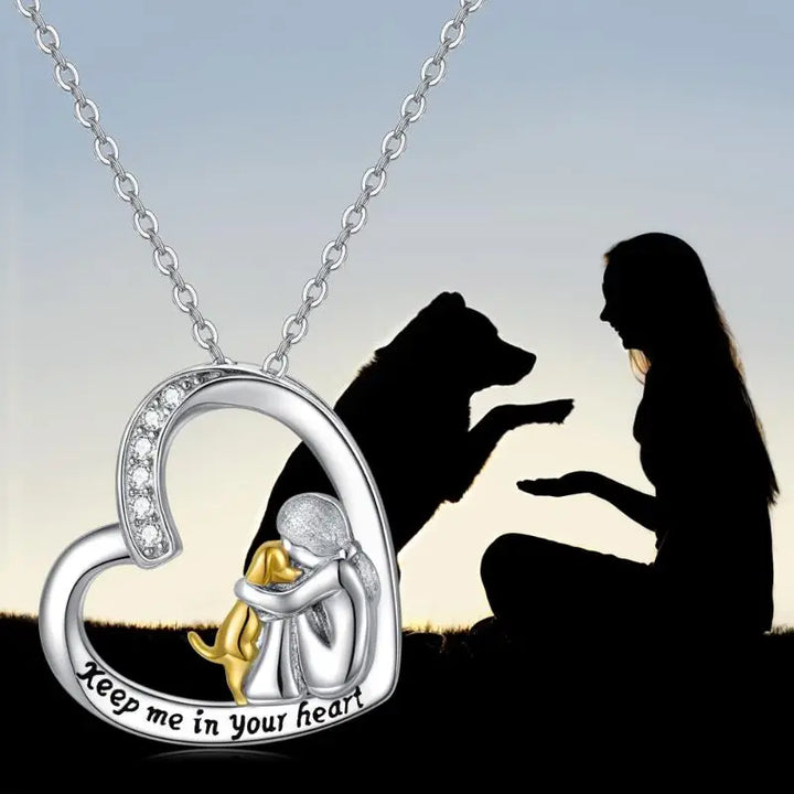 Emery | Heart-Shaped Pendant Necklace for Dogs