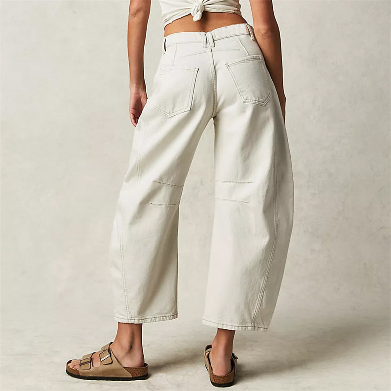 Barrel | High Waist Barrel Leg Jeans