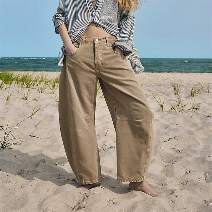 Barrel | High Waist Barrel Leg Jeans