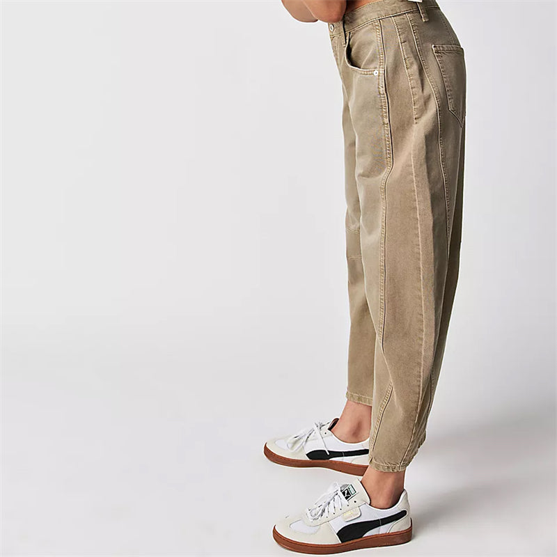 Barrel | High Waist Barrel Leg Jeans