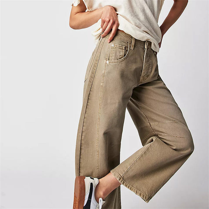 Barrel | High Waist Barrel Leg Jeans