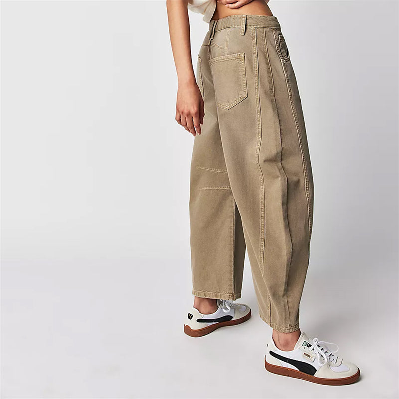 Barrel | High Waist Barrel Leg Jeans