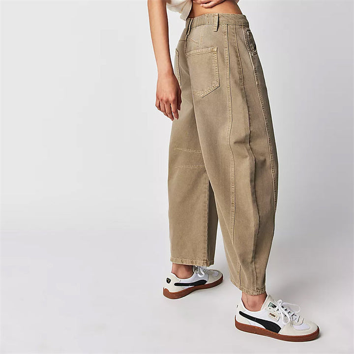 Barrel | High Waist Barrel Leg Jeans