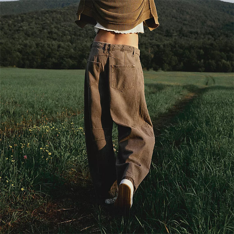 Barrel | High Waist Barrel Leg Jeans