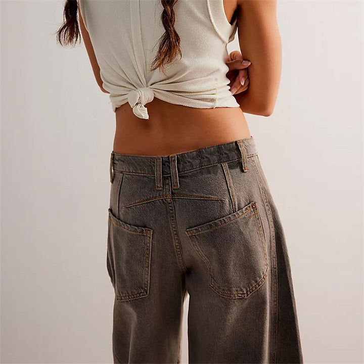 Barrel | High Waist Barrel Leg Jeans