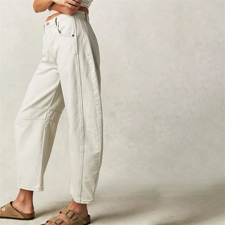 Barrel | High Waist Barrel Leg Jeans